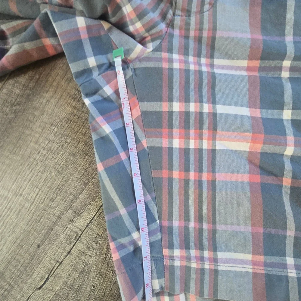 Brooks Brothers Mens Blue Pink Plaid India Madras Bermuda Shorts W32 Classic Fit